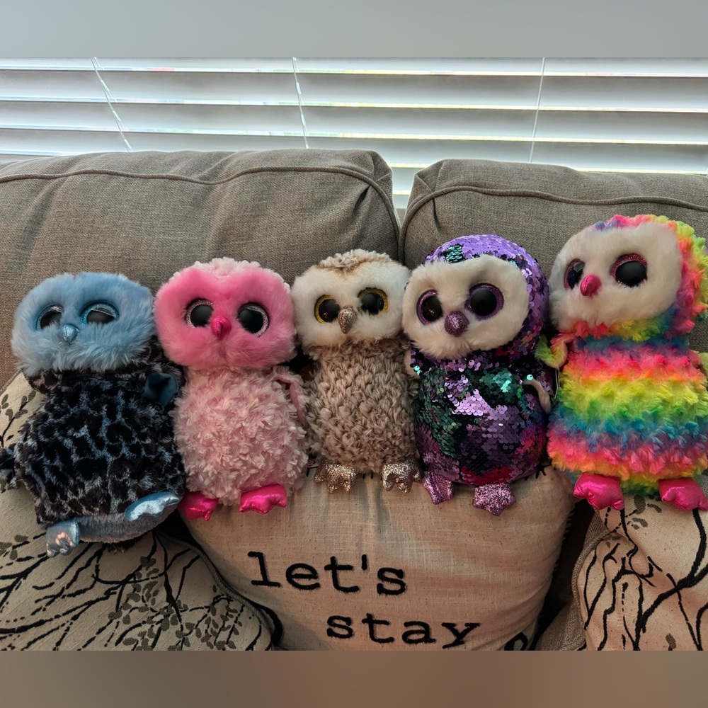 TY Beanie Boos. One like new, others new condition